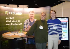 Bij Ekoland: Hendrien Braakman en Sophie Horstink.